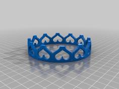 (3D Slash) HeartCrown_fixed 3D Printer Model