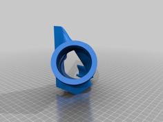 IS300 Tweeter Pod 54mm Mounting Diameter 3D Printer Model