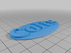 Indianapolis Colts Logo 3D Printer Model