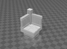 Basic Dwarven Mines Corner (Dungeon Blocks Compatible) 3D Printer Model