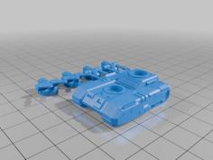 Nuberu AA Tank 3D Printer Model