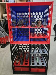 Modular Miniature Storage/Transport Case 3D Printer Model