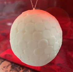 Marshmallow Ornament 3D Printer Model