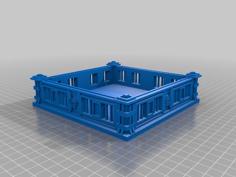 40k Tower Balcony 3D Printer Model