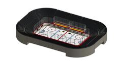 Hockey Rink 3D Printer Model