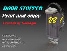 DOOR STOP V2 – NEW DOOR STOPPER BY NEMOGM 3D Printer Model