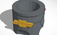 Piston W/ Logos 3D Printer Model