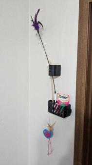 Cat Toy Wallmount Holder 3D Printer Model