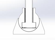 Leveling Foot 3D Printer Model