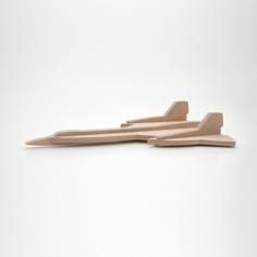 Laser Cut Lockheed SR-71 Blackbird Simplified Cnc/laser