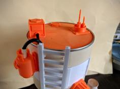 Propane Tank Hanger (wargaming Widget) 3D Printer Model