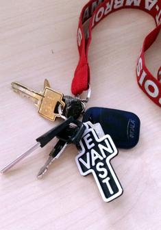 East Van Cross Keychain 3D Printer Model