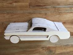 Laser Cut Car Layered Art