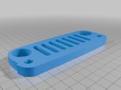 Jeep Key Chain 3D Printer Model