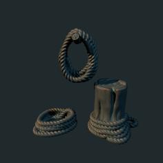 Ropes (Supportless, FDM Friendly) 3D Printer Model