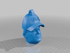 Trump MAGA Head And Hat Pendant 3D Printer Model