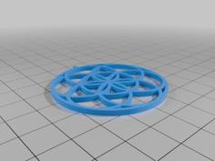 Seed Of Life Earrings 3D Printer Model