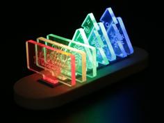 Visual Art Display With Acrylic And NeoPixels 3D Printer Model