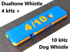 2-in-1 Whistle (Dog + Standard) 3D Printer Model