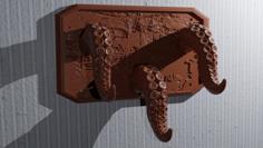 Kraken Coat Hanger / Tentacle Hook Remix 3D Printer Model