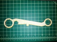 Laser Cut Homebrew Keg Wrench