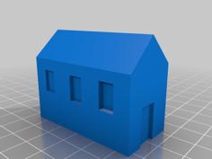 Miniature Monopoly House 3D Printer Model