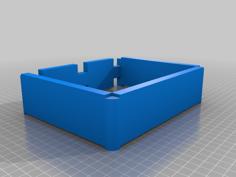 Covered Stackable Router/modem Rack With Lid 3D Printer Model