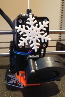 Snowflake Extruder Visualizers 3D Printer Model