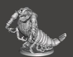 Shrimp Monster (Pose 1) – Tabletop Miniatures 3D Printer Model