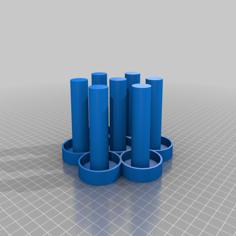 Tabletop Condition Status Ring Holder 3D Printer Model