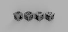 MTG Dice 3D Printer Model