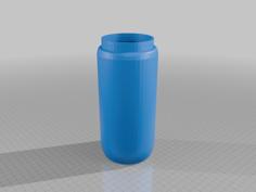 Water Bottle With Screw On Lid 3D Printer Model