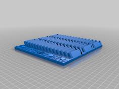 225 Hex Driver Bit Organizer 3D Printer Model