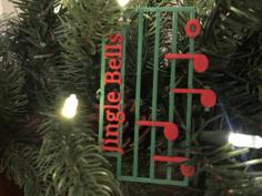 Christmas Song Ornaments – Dual Extrusion Options 3D Printer Model