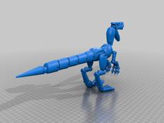 Velociraptor 3D Printer Model