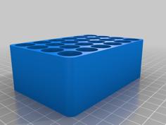 AA Battery Tray 3D Printer Model