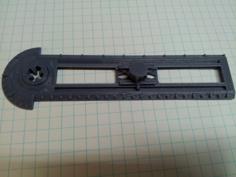 Compass Ruler 3D Printer Model