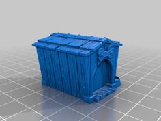 Dog Kennel (28mm Scale) 3D Printer Model