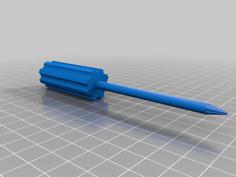 Screwdriver – Star Key 3D Printer Model