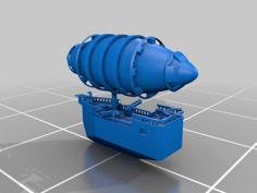 Modular 28mm Scale Ships ~ Air 3D Printer Model