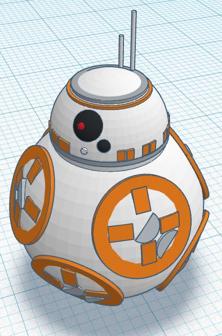 BB-8 From Star Wars 3D Printer Model