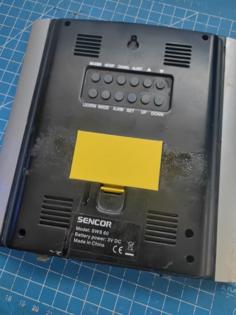 Spare Battery Compartment Lid For Sencor Weather Station 3D Printer Model