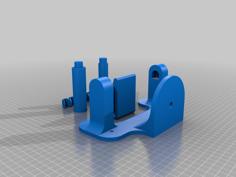 Toilet Paper Holder With Rotating Phone Rest 3D Printer Model