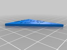 Pythagorean 3×4 = 5 3D Printer Model