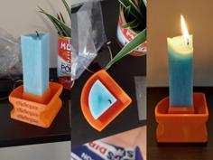 Quarter-Life Candle 3D Printer Model