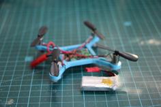 Micro Drone Quadcopter BeanCopterV1 3D Printer Model