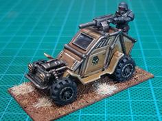 FDM Post-Apocalyptic Deathrace Buggy [Gaslands] 3D Printer Model