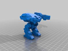 15mm Scale B-roid Mech 3D Printer Model