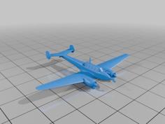 WW2 French Fighters – Micro Scale 3D Printer Model