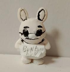 Keshi Figure Cute Bunbunbun 3D Printer Model